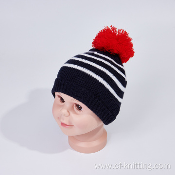 The children's autumn and winter knitted beanie